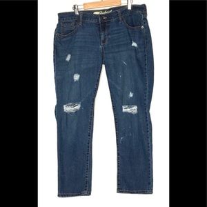 💎Old Navy The Boyfriend Jeans Medium Wash Boyfriend Jeans Sz 8R